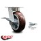 Service Caster 6 Inch Kingpinless Poly on Polyolefin Wheel Swivel Caster with Brake/Swivel Lock SCC-KP30S620-PPUR-SLB-BSL - alternate 2